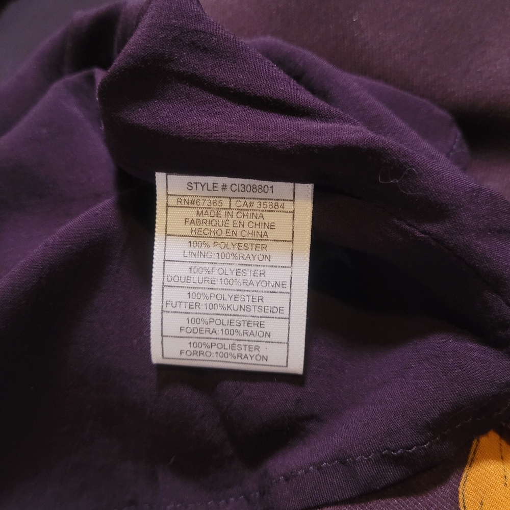 NWT Cupcakes & Cashmere $149 Aubergine Leena Dress Sz 6 - Picture 7 of 7